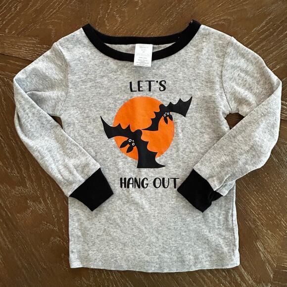 NWOT-Modern Kids "Lets Hang Out" Bat Long Sleeve Shirt-Size 3T - Picture 3 of 6